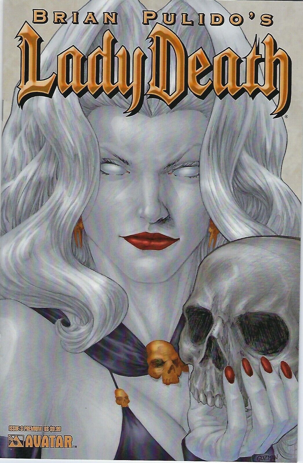 Lady Death 3 Gabriel Guzman Premium Variant Cover !!! NM Comic