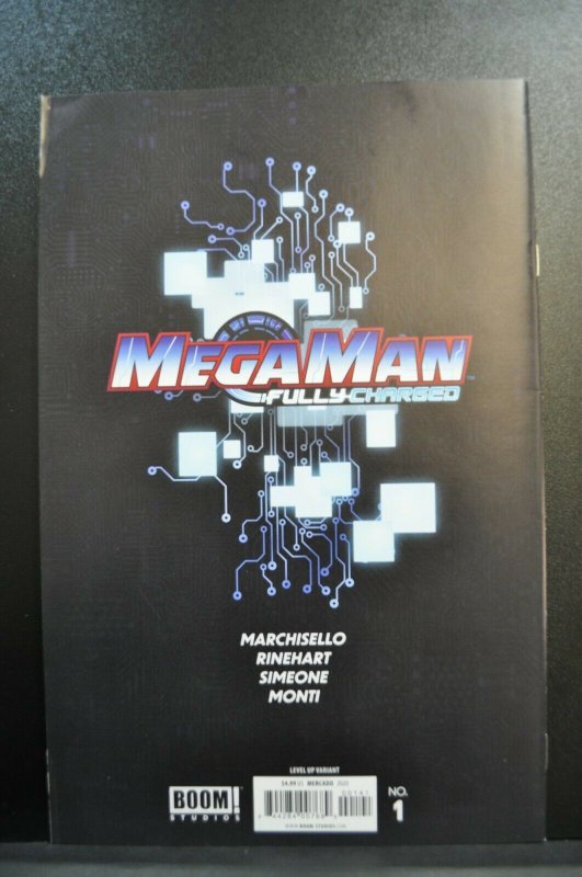 Mega Man Fully Charged #1 1:25 Mercado Incentive Variant! 2020 Boom Studios