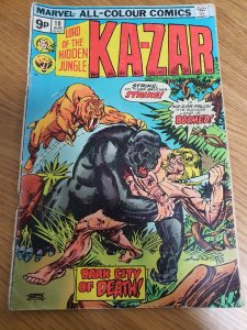 Ka-Zar #10 British Price Variant(1975)