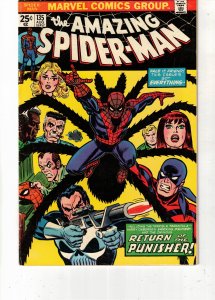 The Amazing Spider-Man #135 (1974) High-Grade! VF+ 2nd Punisher! Lynchburg CERT!