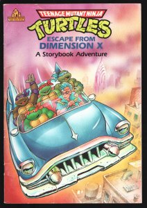 Teenage Mutant Ninja Turtles 199-Random House-Escape From Dimension X-Art b...