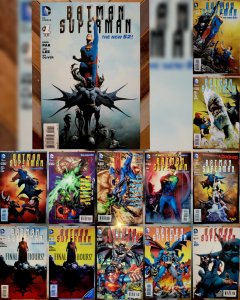 Lot of 13: Batman Superman #1-5, 7-15 Partial Run (2013) Greg Pak Jae Lee New 52