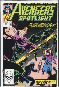 Avengers Spotlight #24 (1989) Firebird