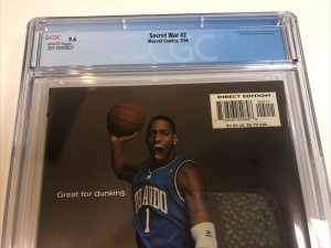 Secret War (2005) # 1 (CGC 9.6 WP) 1st App Quake Disney+