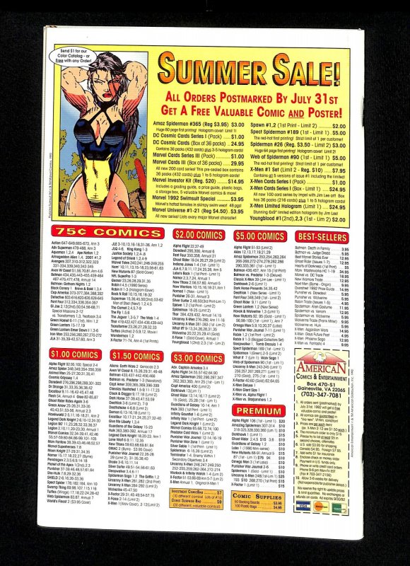 Amazing Spider-Man #365 1st Appearance Doctor Octopus!