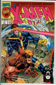 X-Men #1 Wolverine and Cyclops Cover (1991) 9.8 NM/MT