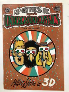 Rip Off Press Presents UNDERGROUND CLASSICS 12 (Fab Freak Bros in 3D) 1990