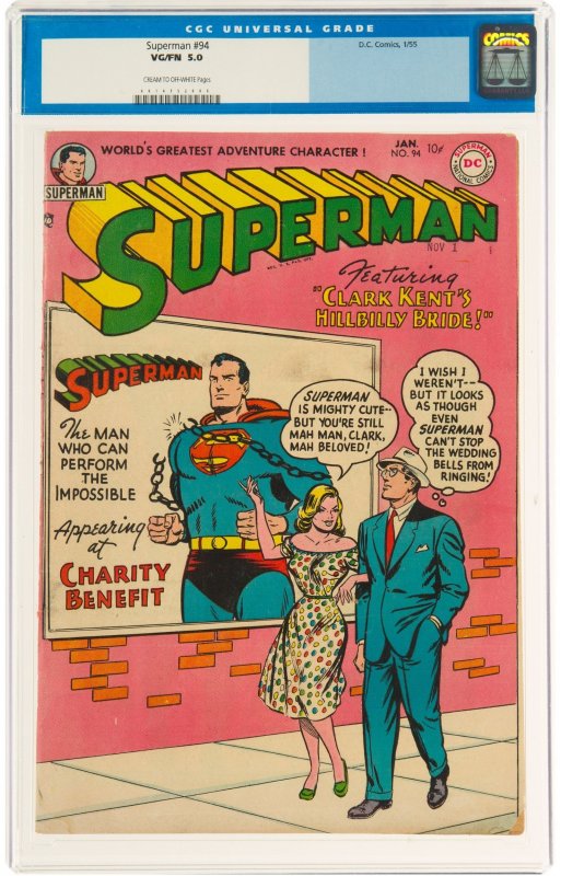 Superman #94 (1955) CGC 5.0 VGF