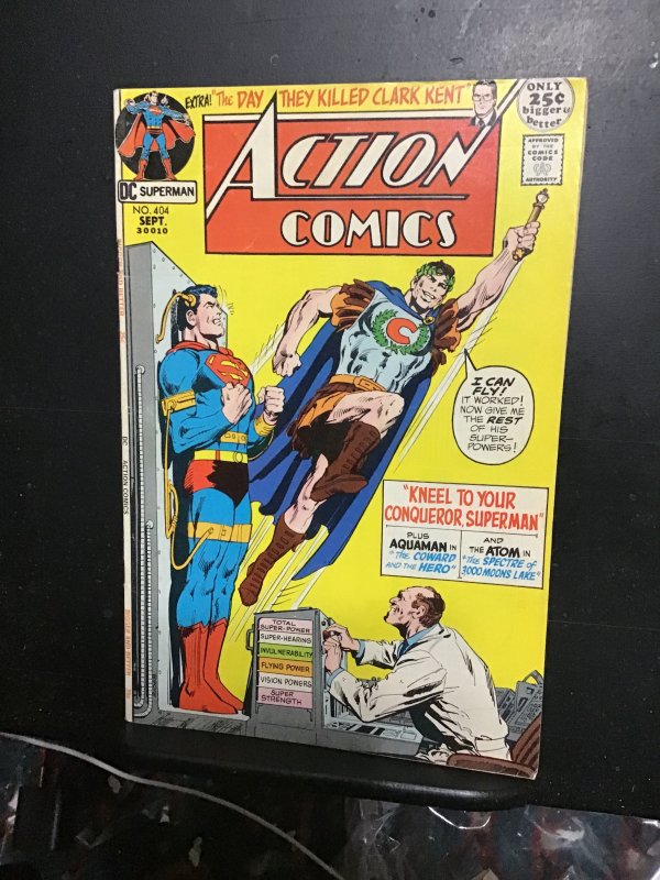 Action Comics #404 (1971) Neal Adams Super Caesar cover! High-grade giant! VF/NM