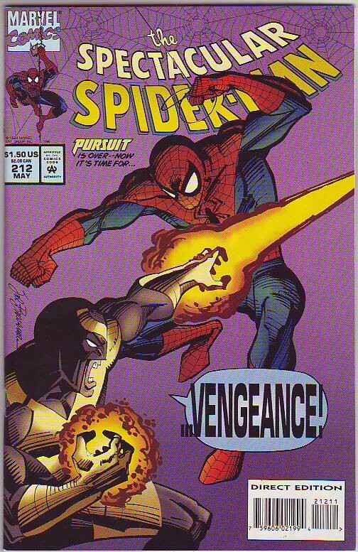 Spider-Man, Peter Parker Spectacular #212 (May-94) NM+ Super-High-Grade Spide...