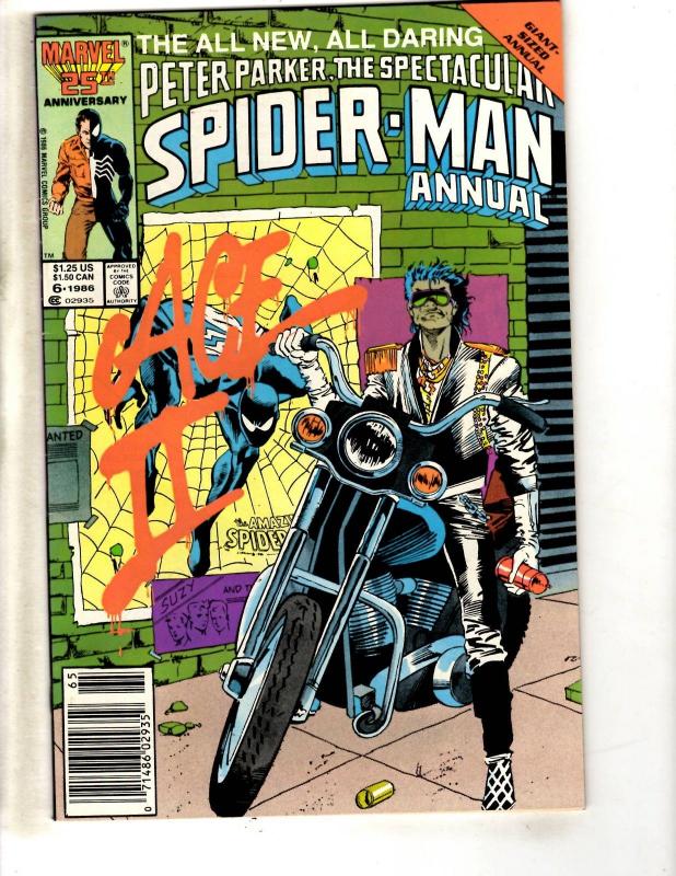 7 Spectacular Spider-Man Marvel Comic Books ANNUALS # 1 2 3 4 5 6 7 Goblin CR48