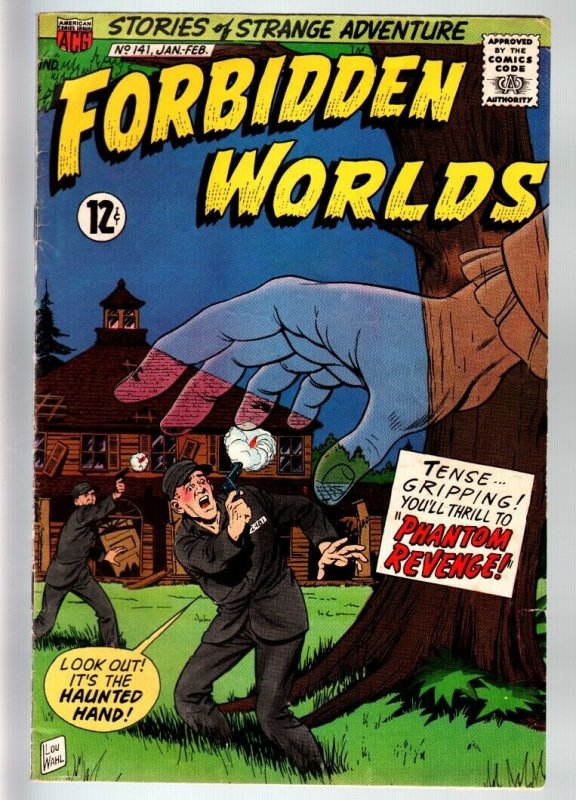 FORBIDDEN WORLDS #141-1967-SILVER-AGE SCI-FI-ACG-GHOST CVR-VG+ VG+