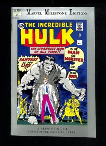 Marvel Milestone Edition: The Incredible Hulk #1