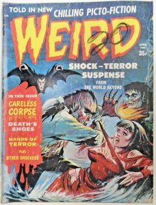 mm Weird (1966 Mag; Eerie) v2, #5vg (says v3, 1 inside), 6vg Set (2 books)