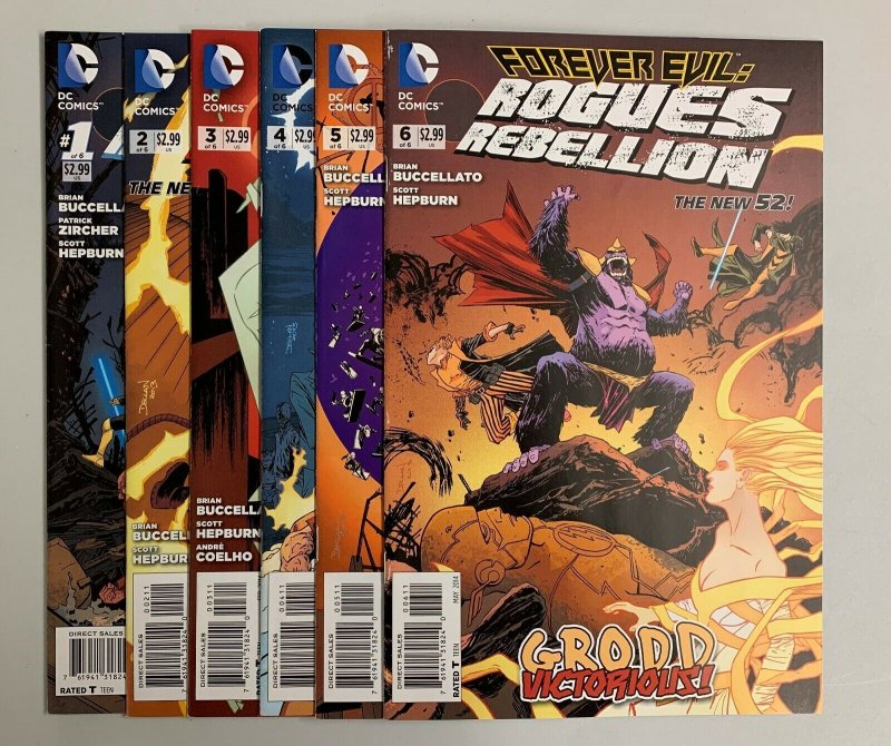 Forever Evil Rogues Rebellion #1-6 Set (DC 2013) Brian Buccellato (8.5+) 