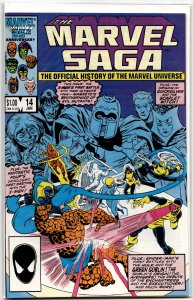 The Marvel Saga The Official History of the Marvel Universe #14 (1987) Marvel...