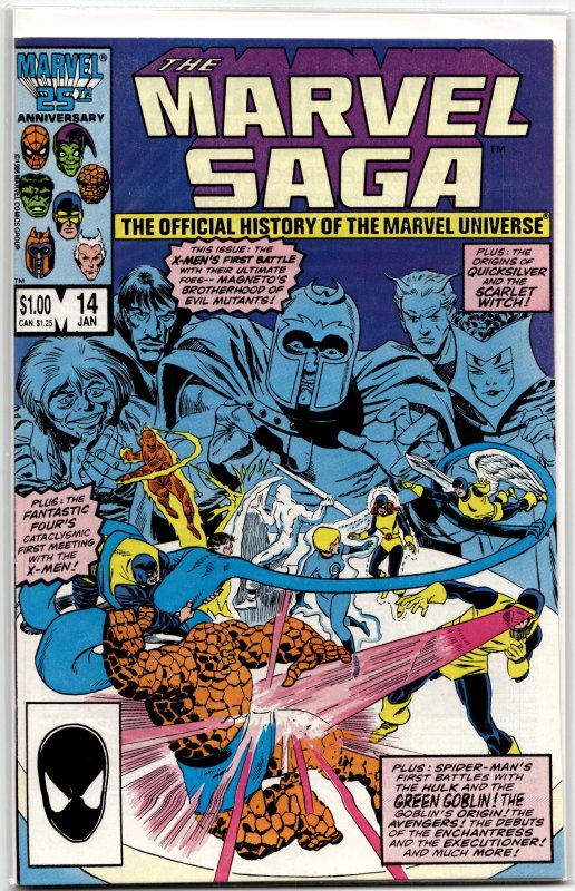 The Marvel Saga The Official History of the Marvel Universe #14 (1987) Marvel...