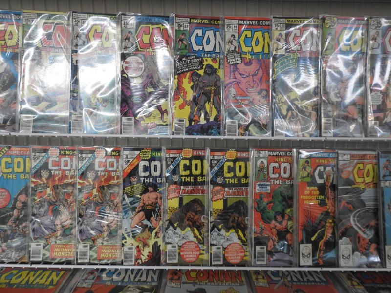 Conan the Barbarian Complete Set! #1-275 Complete, G.S #1-5, Ann #1-12! Avg VF-!