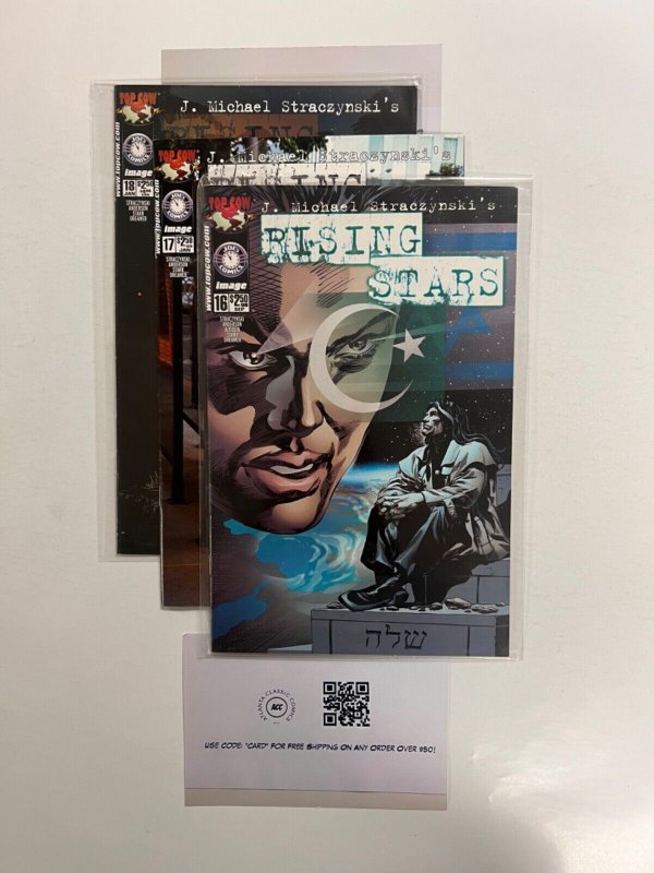3 Rising Stars Image Comic Books # 16 17 18 77 JS31
