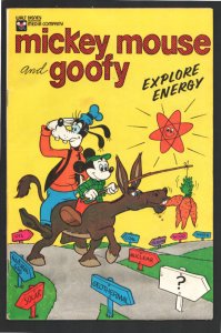 Mickey Mouse and Goofy Explore Energy 1976-Disney-unique study of energy-VG