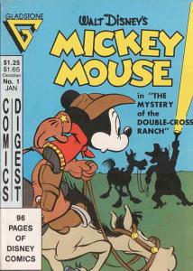 Mickey Mouse Digest #1 FN; Gladstone | save on shipping - details inside
