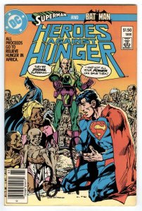 Heroes Against Hunger 1986 Superman Batman NEWSSTAND Signed by Bernie WRIGHTSON
