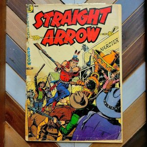 STRAIGHT ARROW #39 GD- (Magazine 1954) T-REX Issue! PRE-CODE 10-cent GOLDEN AGE