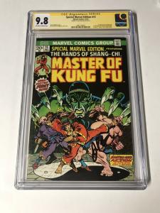 Special Marvel Edition 15 Cgc 9.8 Signature Series Ss Jim Starlin 1st Shang Chi