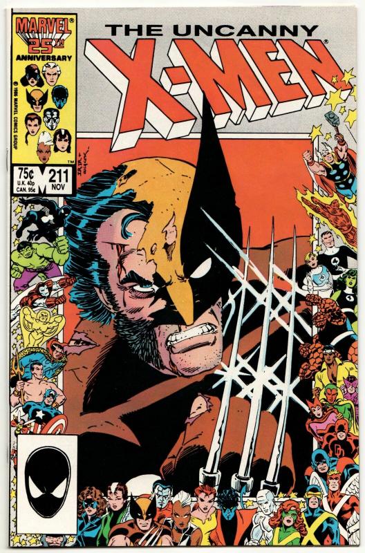 Uncanny X-Men #211 (Marvel, 1986) VF