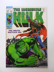 The Incredible Hulk #112 (1969) VF- condition