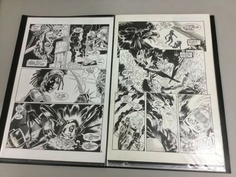 Hannibal King Original Comic Art Complete 23 Page Story Nightvision #4 