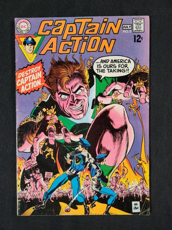 Captain Action 2PC #4-5 - Gil Kane & Wally Wood Cover Art (4.0/4.5) 1969