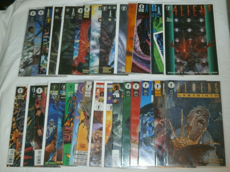 Aliens vs Predator, Robocop, Terminator, Quantum Leap TV movie, comics lot of 61