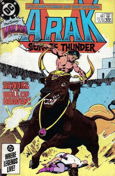 Arak Son of Thunder #41 FN ; DC | Roy Thomas Valda Iron Maiden