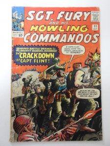 Sgt. Fury #11 (1964) VG- Condition Centerfold detached bottom staple