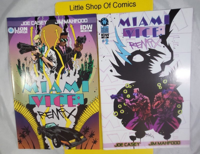 Miami Vice Remix #1 2 3 4 5 Complete Set 2015 IDW Publishing