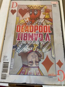 Deadpool v Gambit #5 Variant Cover (2016)