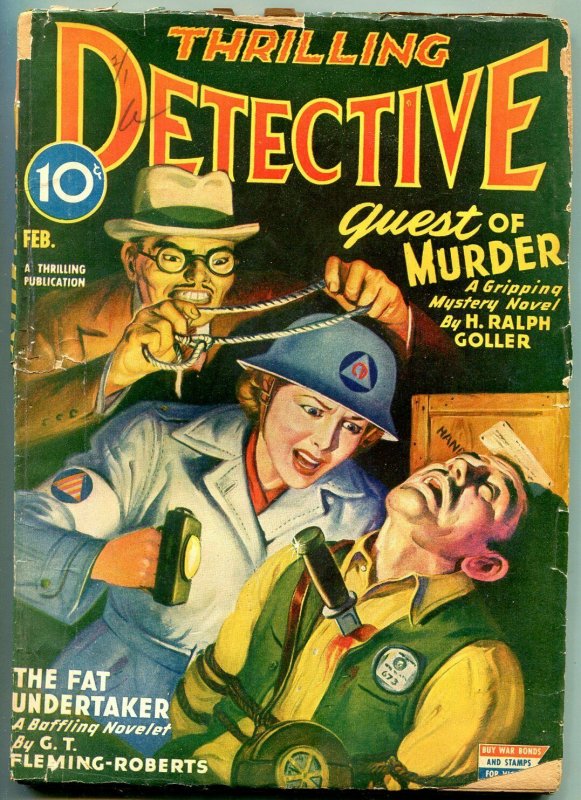 Thrilling Detective February 1944-Asian Menace - Fat Undertaker- Fleming-Roberts