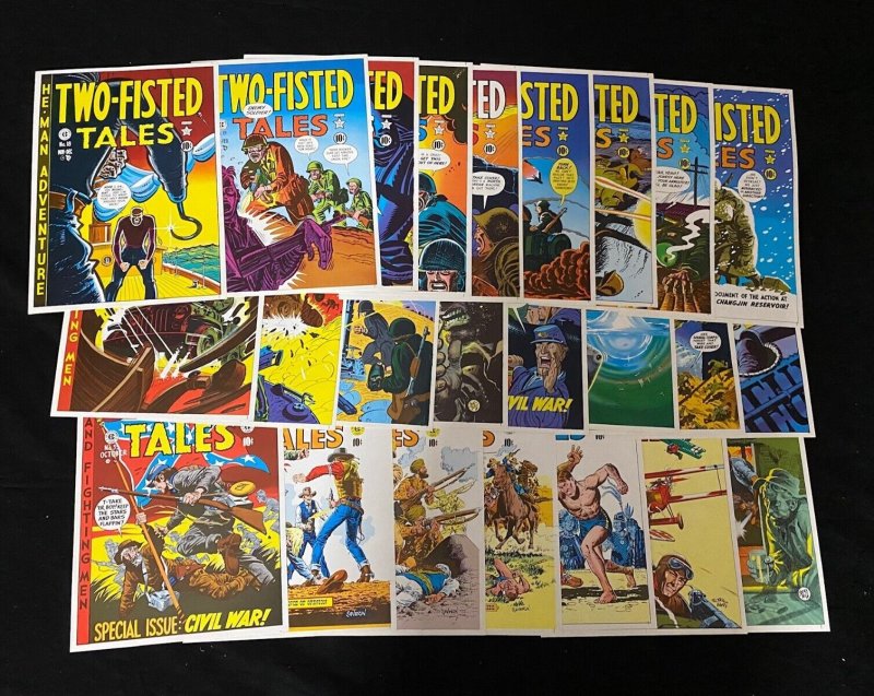 Two-Fisted Tales 24 Cover Portfolio Russ Cochran EC comics 1980