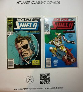 Lot Of 2 Comic Books Marvel Comics Nick Fury Agent Of Shield #8 9 49  MT4