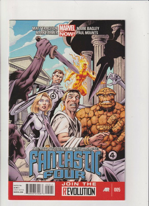 Fantastic Four #5 NM- 9.2 Marvel Comics 2013 Matt Fraction Mark Bagley