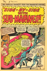 FANTASTIC FOUR #33 (Dec1964) 3.0 GD/VG Jack Kirby/Stan Lee! NAMOR vs ATTUMA!