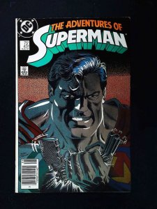 Adventures Of Superman #431  Dc Comics 1987 Vf- Newsstand
