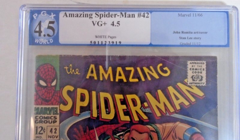 Amazing Spider-Man #42 (Marvel/ March 1966) PGX World 4.5 Vg+