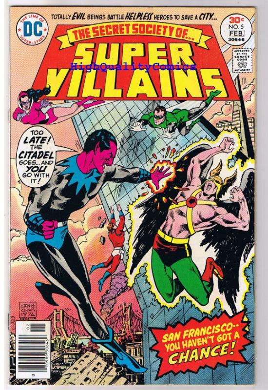 SECRET SOCIETY OF SUPER VILLAINS #5, VF, Darkseid,1976, Bronze age