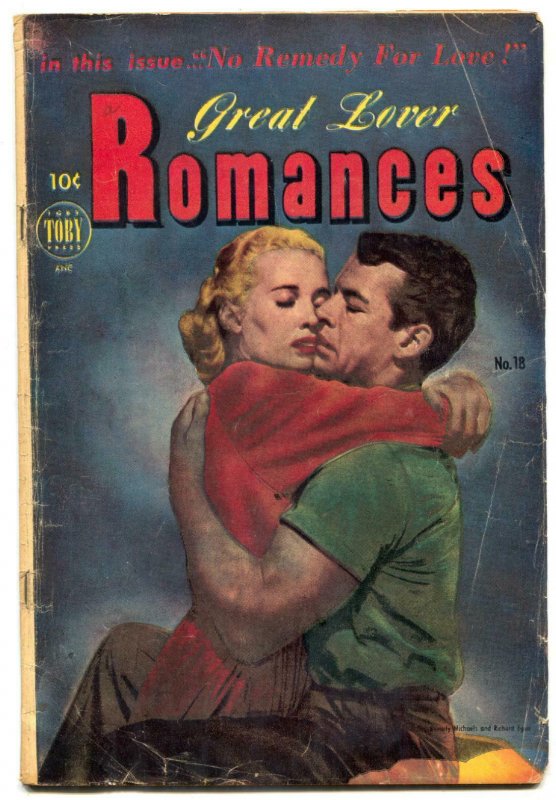 Great Lover Romances #18 1953- Golden Age- Canadian VG-