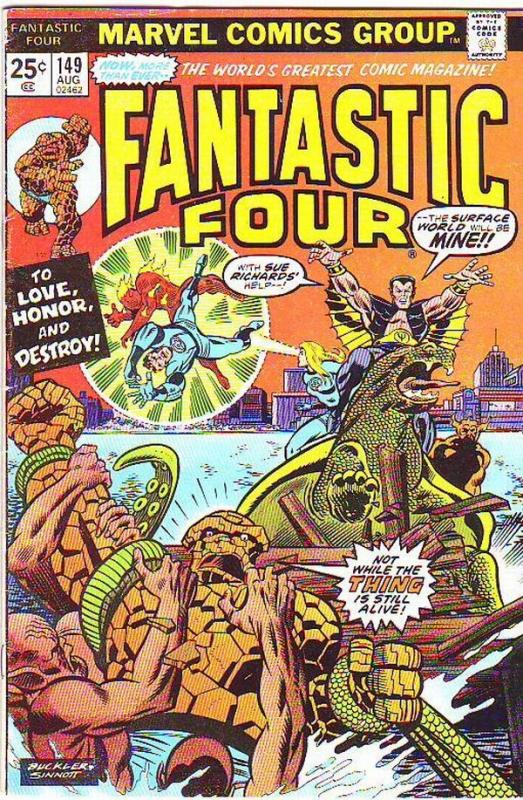 Fantastic Four #149 (Aug-74) FN Mid-Grade Fantastic Four, Mr. Fantastic (Reed...