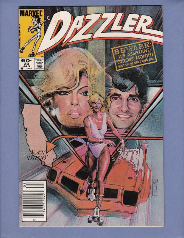 Dazzler #30 FN Marvel 1984