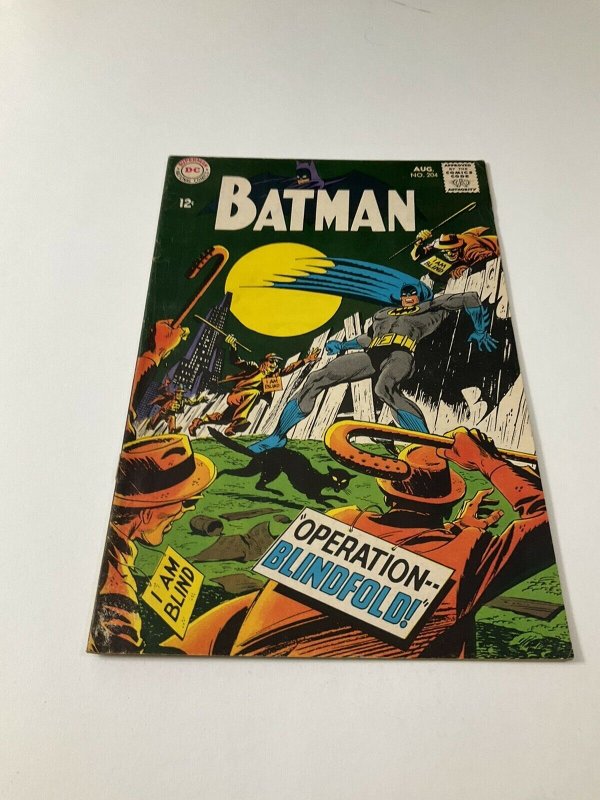 Batman 204 Fn Fine 6.0 DC Comics 