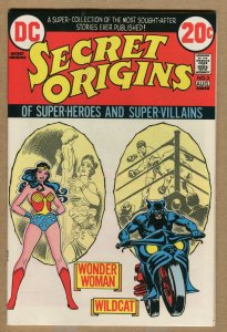 Secret Origin #3 - Wonder Woman / Wildcat! - 1973 - (Grade 9.2) WH